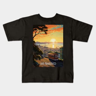 San Francisco City Art Kids T-Shirt